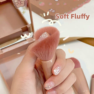 5PCS Soft Fluffy Makeup Brushes Set With Mirror