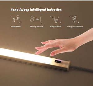 5V USB LED Strip Desk Lamp Hand Sweep Switch Motion Sensor Lamp Table Lamp Children Study Room LED Under Cabinet Kitchen Lights Decorative Table Lamp Cute Study Lamps for Bedroom Décor