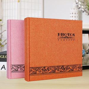 6-inch Intert Photo Album 200 Pages Slip Memo Scrapbook Paper Baby Family Scrapbook Albums Wedding Foto Scrapbooking Album DIY Memorable Gifts For Loved Ones