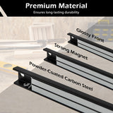 18 Inch Magnetic Tool Holder Strip with Mounting Screws-Black