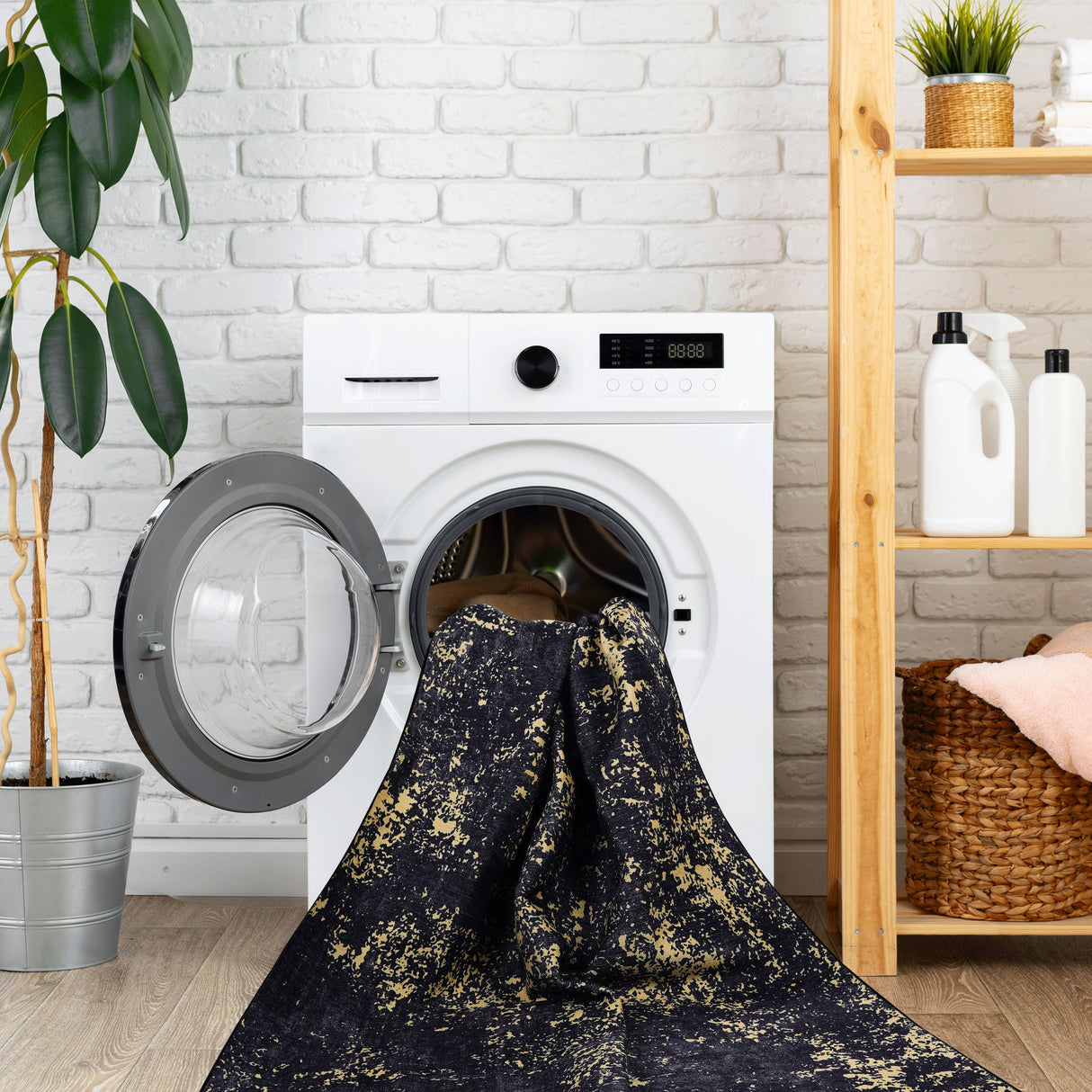 Maval - Machine Washable Area Rug by Couch.com