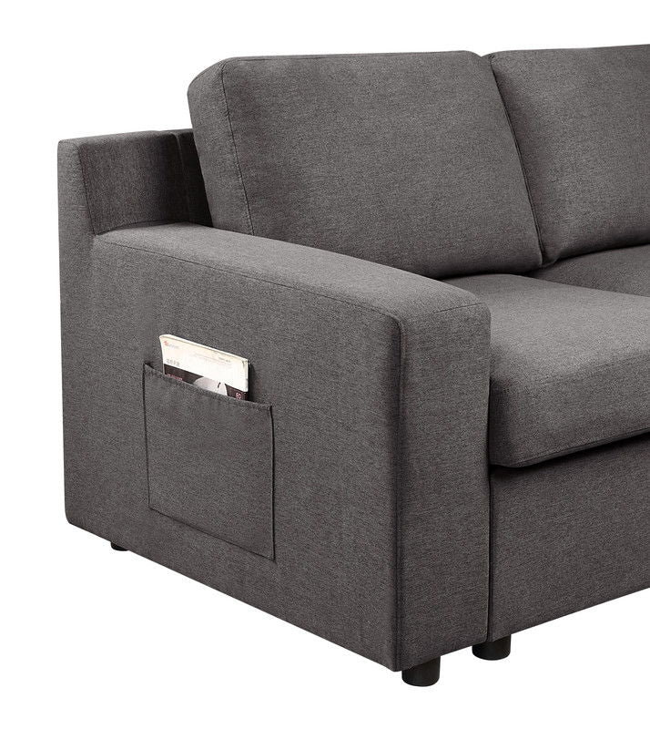 Waylon - Linen Sectional Sofa by Couch.com