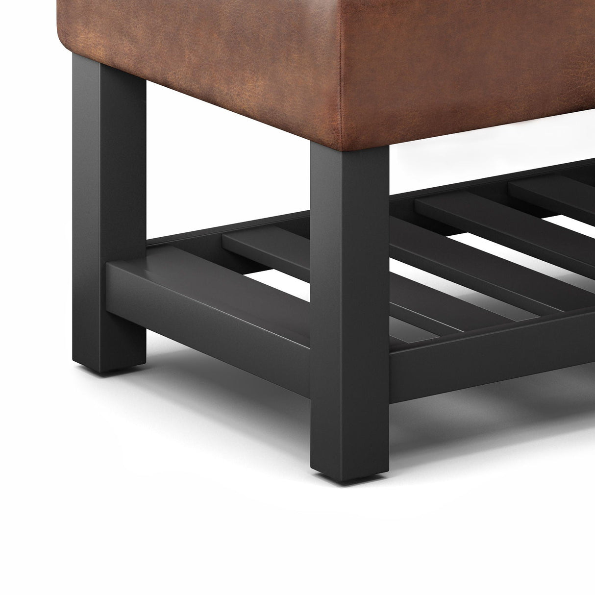 Cosmopolitan - Storage Ottoman Bench With Open Bottom by Couch.com