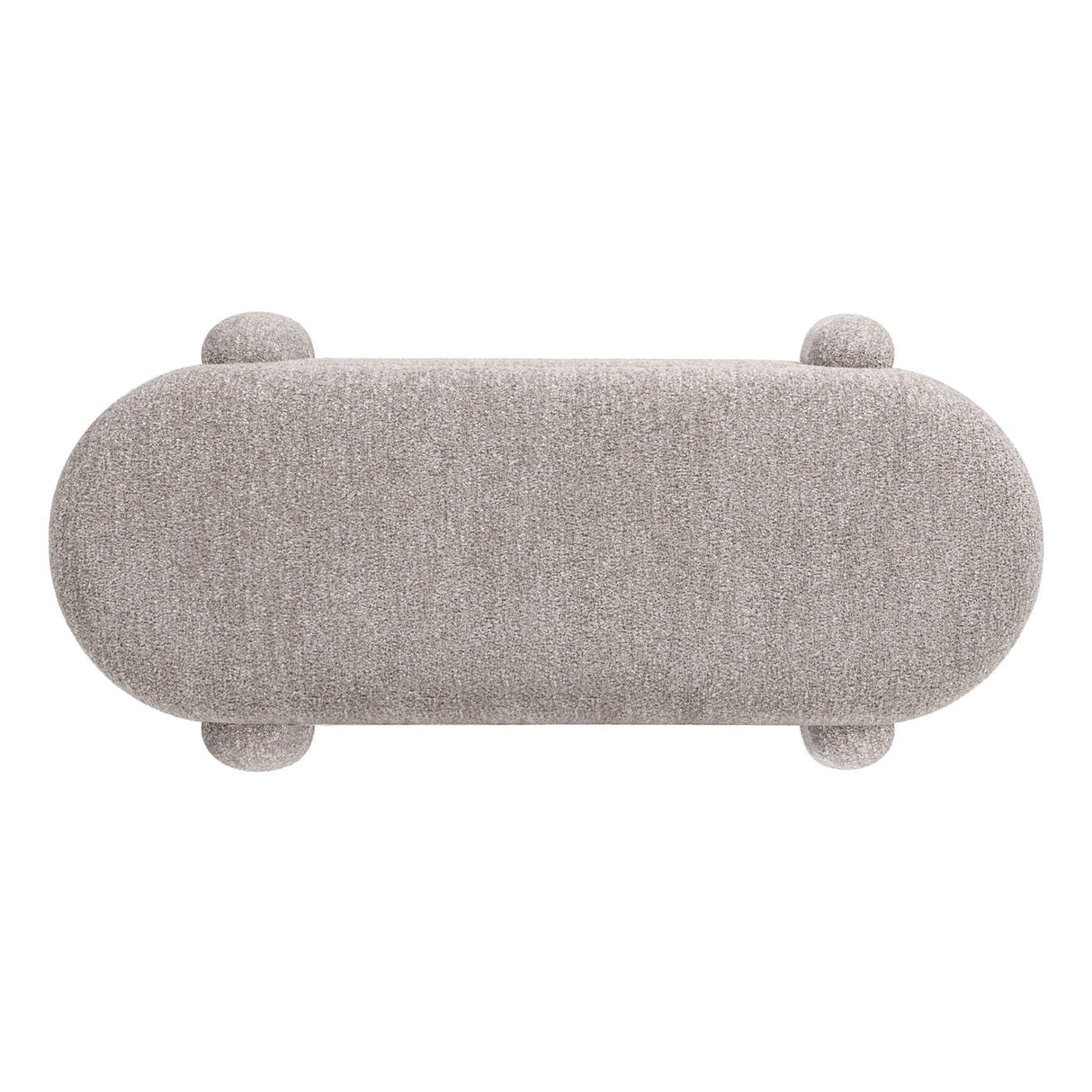 Hugo - Oval Fully Upholstered Storage Bench by Couch.com