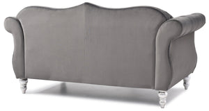 Stylish Flared Arm Loveseat by Couch.com