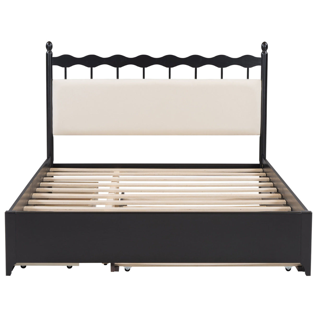 Storage Platform Bed With 2 Big Drawers & Trundle by Couch.com