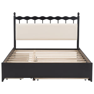 Storage Platform Bed With 2 Big Drawers & Trundle by Couch.com
