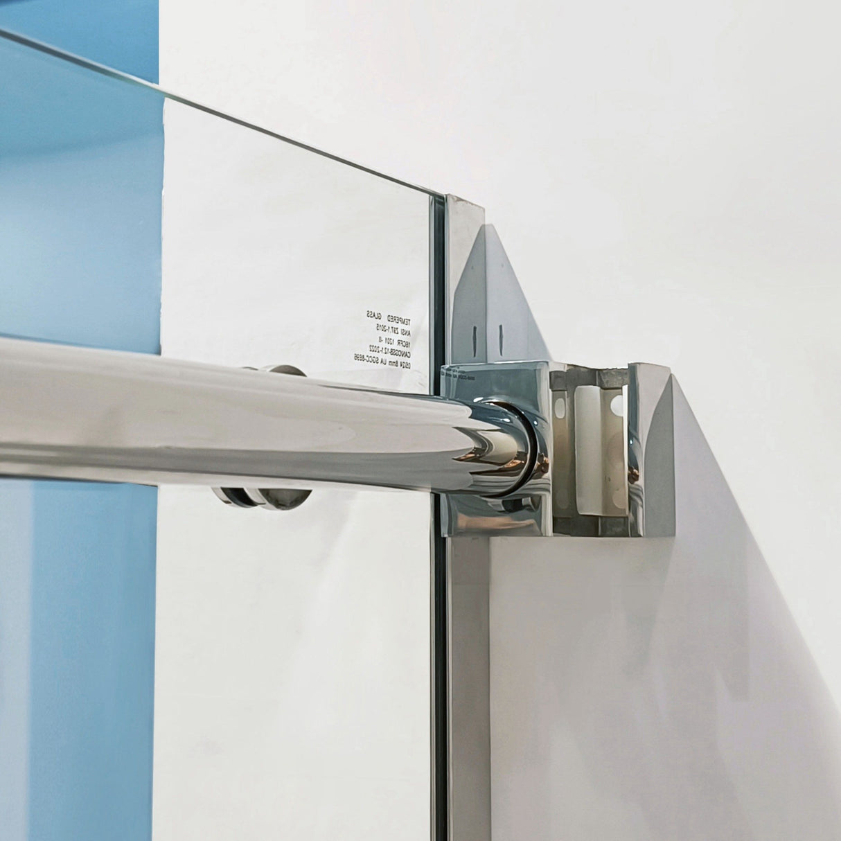 Semi-Frame Single Sliding Shower Door, 304 Stainless Steel, 5 / 16" (8Mm) Thick Sgcc Tempered Clear Glass by Couch.com