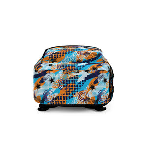 Kids Pattern Multi Color Backpack