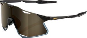 100% Hypercraft Sunglasses - Matte Black - Gold Mirror Lens 60000-00001