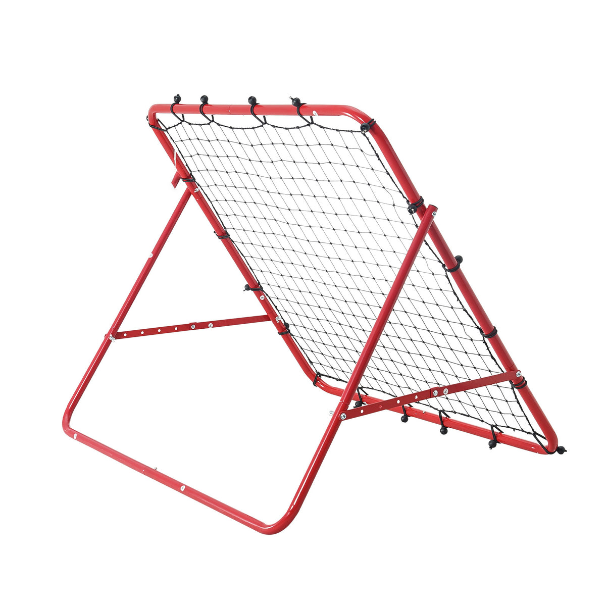 Soccer Rebounder Rebound Net, Kick-Back 39'x39', Portable Football Training Gifts, Aids & Equipment for Kids Teens & All Ages, Easy Set Up & Perfect Storage
