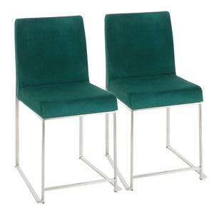 Fuji - Contemporary Modern Elegance High Back Dining Chair (Set of 2) by Couch.com