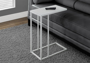Accent Table, C - Shaped, Tempered Glass, Stylish Design Contemporary & Modern by Couch.com