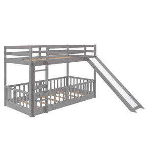 Functional Bunk Bed & Convertible Ladder And Slide by Couch.com