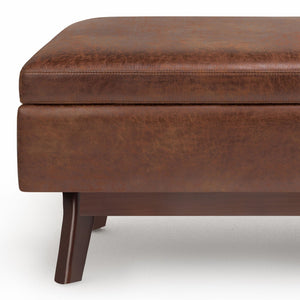 Owen - Upholstered Rectangular Storage Ottoman by Couch.com