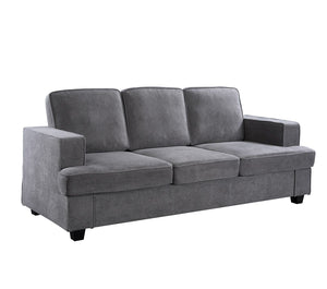 Modern Sofa, Comfortable 3 Seater Couch With Deep Seating, Loose Back Cushions, Wide Arms by Couch.com