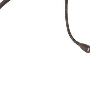 68" Rust Metal Reading Floor Lamp With Gray Fabric Empire Shade