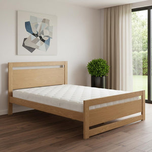 Brown Wood Queen Bed Frame