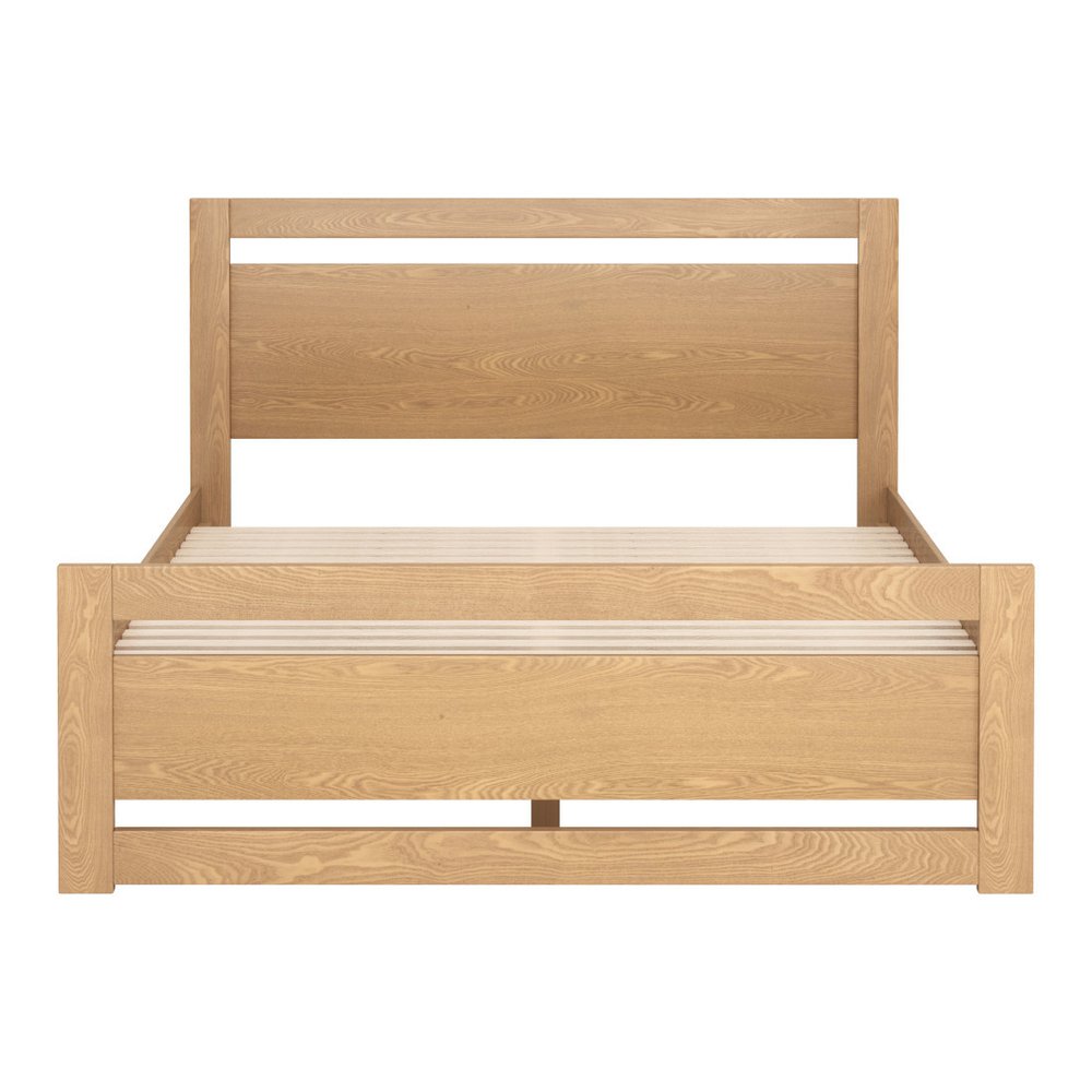 Brown Wood Queen Bed Frame