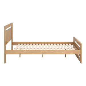 Brown Wood Queen Bed Frame