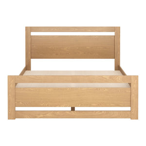 Brown Wood Queen Bed Frame
