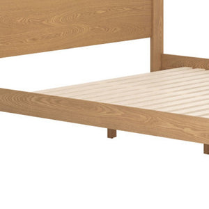 Brown Wood Queen Bed Frame