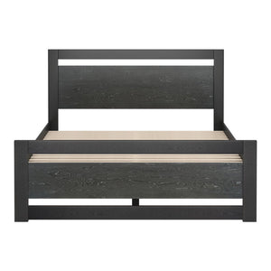 Black Wood Queen Bed Frame