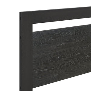 Black Wood Queen Bed Frame