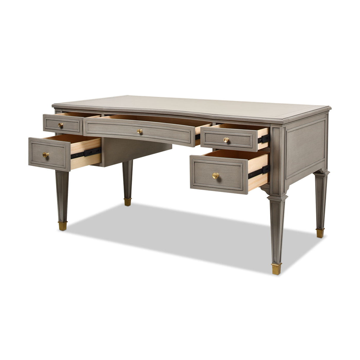 Dauphin - 5 Drawer Executive Desk by Couch.com
