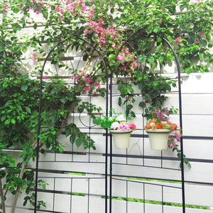 Metal Garden Trellis Rustproof Trellis For Climbing Plant, Outdoor Flower Support by Couch.com