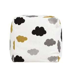 Pouf Luxury Oversized Bean Bag Cube Ottoman by Couch.com