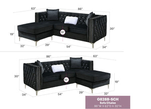 Paige - Sofa Chaise