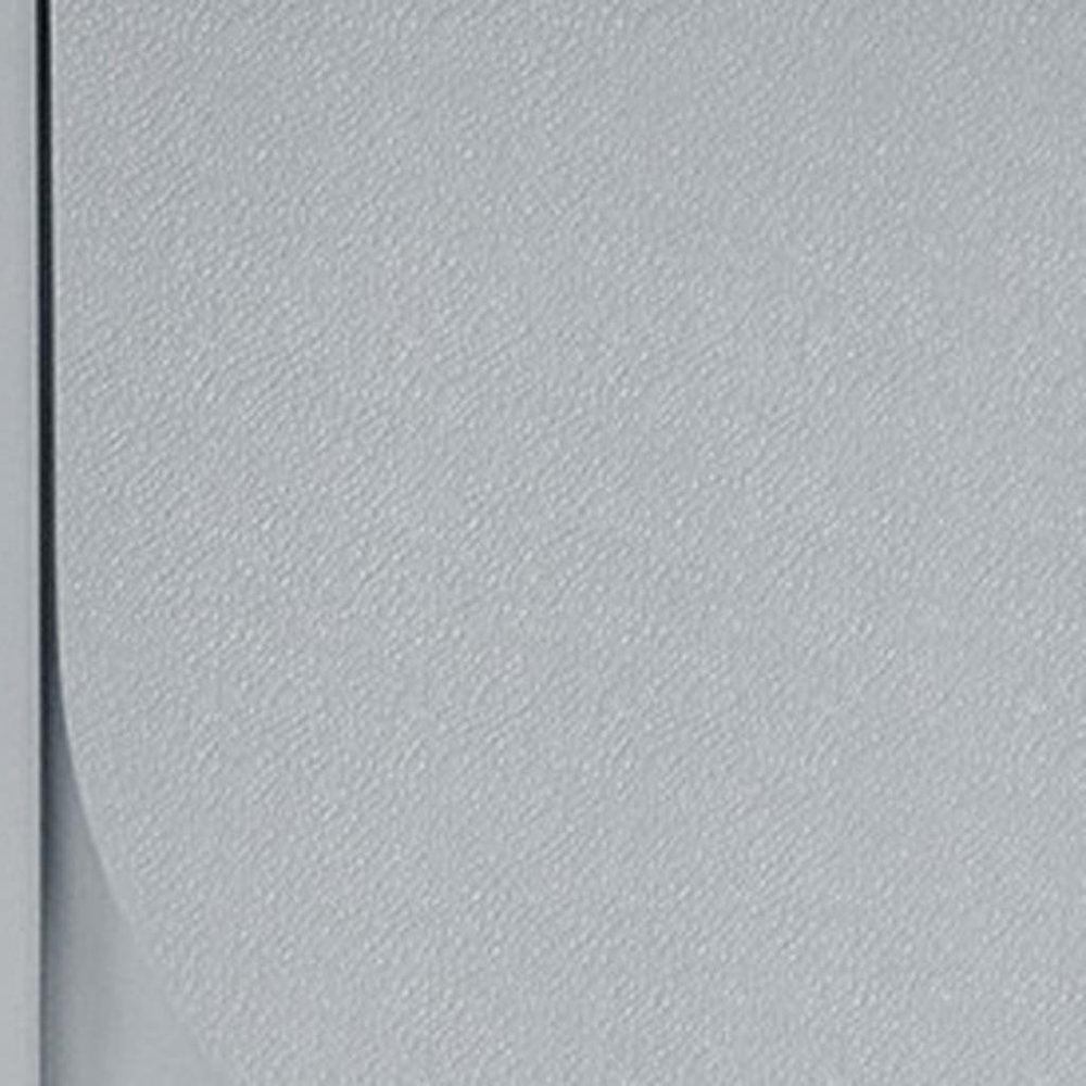 Silver and Gray Wood And Upholstery Lighted Queen Bed Frame