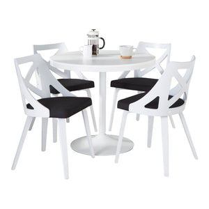 Dakota Charlotte - 5 Piece Contemporary Design, Dining Set by Couch.com
