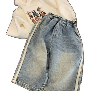 Children's Jeans Spring And Autumn Loose
