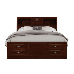 Lucille - Bed With Storage And Bookcase Headboard