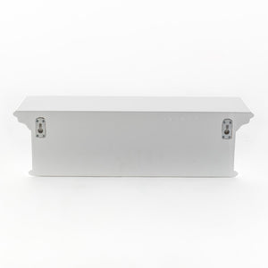 Four Hook 28" White Solid Wood Wall Mount Coat Rack