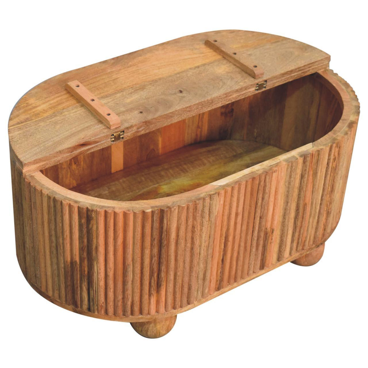 Soba - Ball Lid Up Coffee Table - Oak by Couch.com