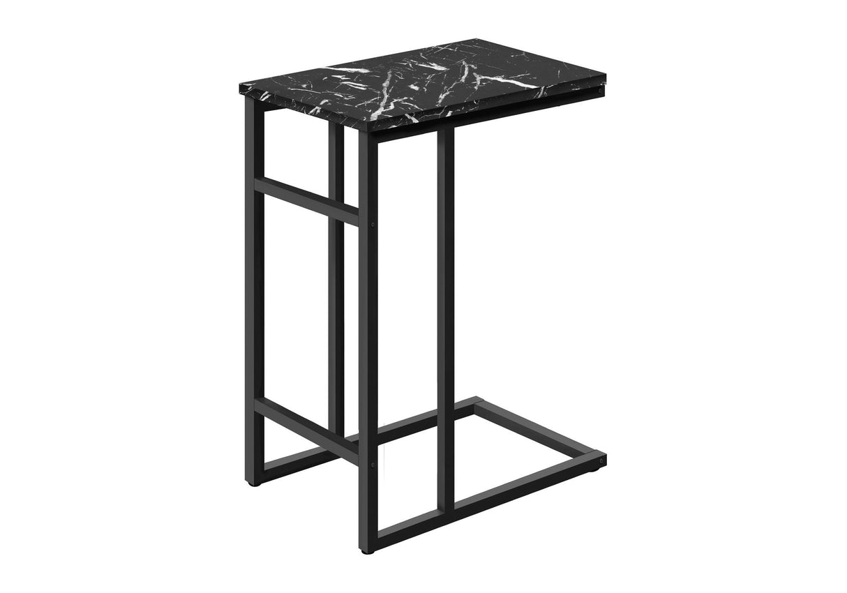 Accent Table, C - Shaped, Modern Design - Black by Couch.com