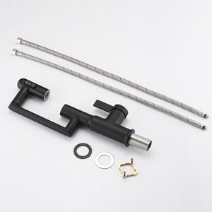 Bathroom Sink Faucet With Spray Function, Temperature Display, Anti Skid Switch, Hot & Cold, 360° Rotary by Couch.com