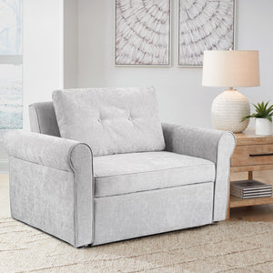 3-in-1 Adjustable Sleeper Sofa Bed Pull Out Chair Sofa