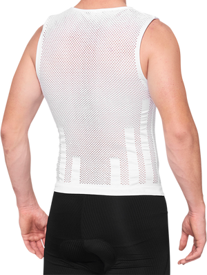100% Zephyr Tank Jersey - White - Small/Medium 35502-000-17