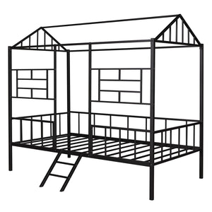 House Bed Frame With Slatted Support, No Box Spring Needed by Couch.com