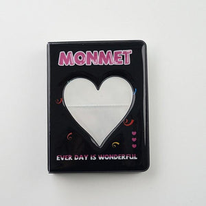 64 Pockets 3 Inches Photo Album Card Holder Receipt Storage Hollow Love Heart Photo Holder Business Card Bag Kpop Photocard Holder Book Polaroid Book Album Gifts For Valentines Day