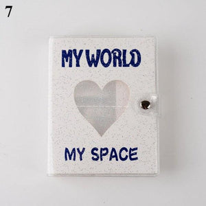 64 Pockets 3 Inches Photo Album Card Holder Receipt Storage Hollow Love Heart Photo Holder Business Card Bag Kpop Photocard Holder Book Polaroid Book Album Gifts For Valentines Day
