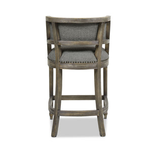 Paris - Farmhouse Counter Height Bar Stool With Backrest by Couch.com