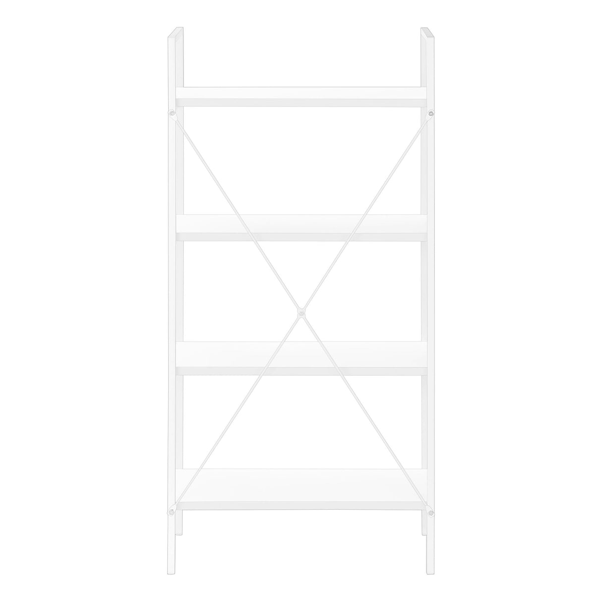 Bookshelf, Bookcase, 4 Tier, Office, Bedroom, Contemporary, Modern by Couch.com