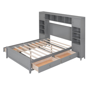 Bed With All In One Cabinet And Shelf by Couch.com