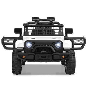 12V Kids Ride on Truck Car Battery Powered Electric Vehicle-White