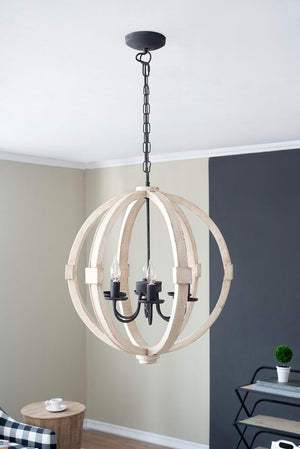 Chandelier, Hanging Light Fixture With Adjustable Chain For Kitchen, Bulb Not Included by Couch.com